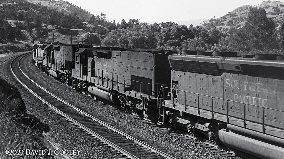 SP locos at Woodford