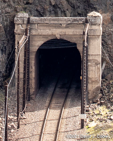 Tunnel No. 10, looking east