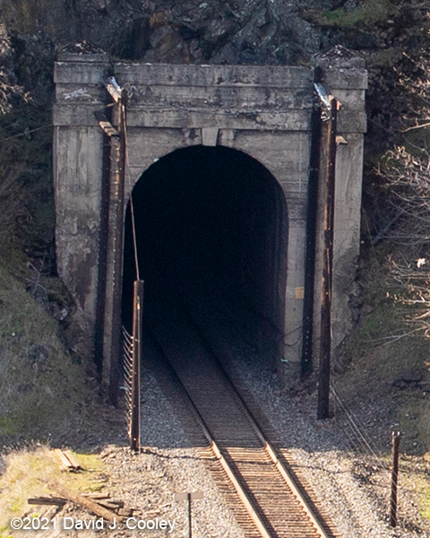 Tunnel No. 7, looking west