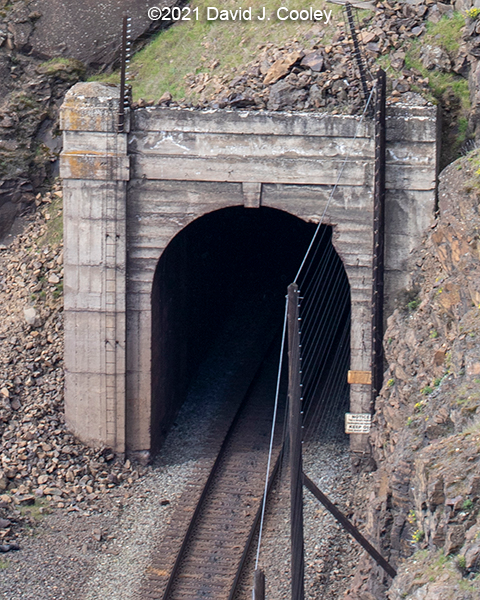 Tunnel No. 8, looking west