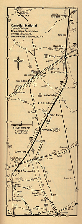 Sample of Ilinois Railroad Map