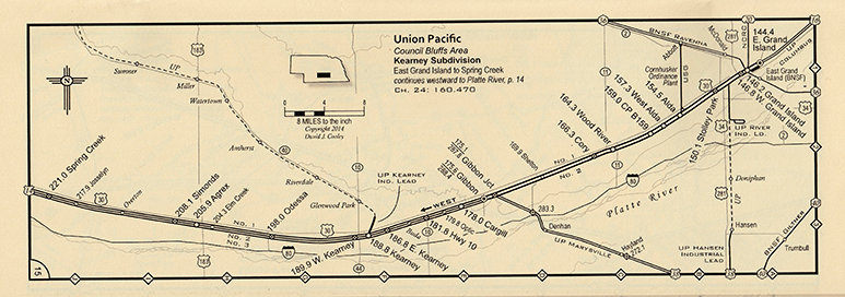 Sample of Nebraska Railroad Map